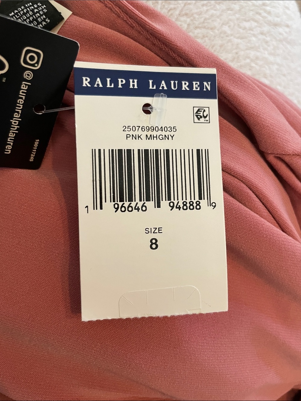Wrap Front Long Sleeve Maxi Dress in Dusty Rose - Picture 6 of 10